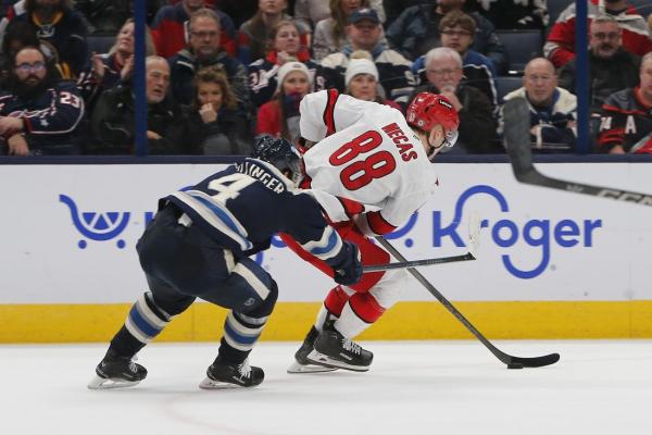 Hot teams face off as Blue Jackets oppose Hurricanes