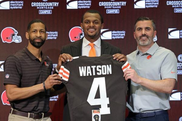 Browns GM has lukewarm response on Deshaun Watson’s future