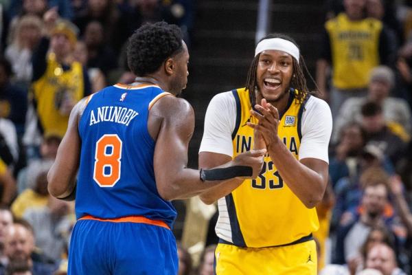 Pacers use 3-point parade to pull away from Knicks thumbnail