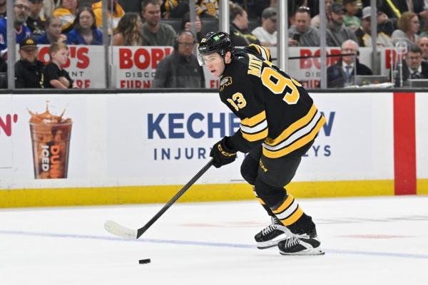 Minten, Korpisalo deliver in overtime as Bruins edge Blackhawks