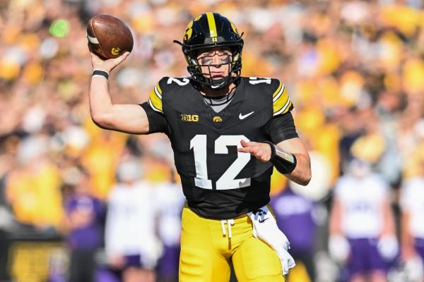 Iowa QB Cade McNamara (concussion) out vs. Wisconsin