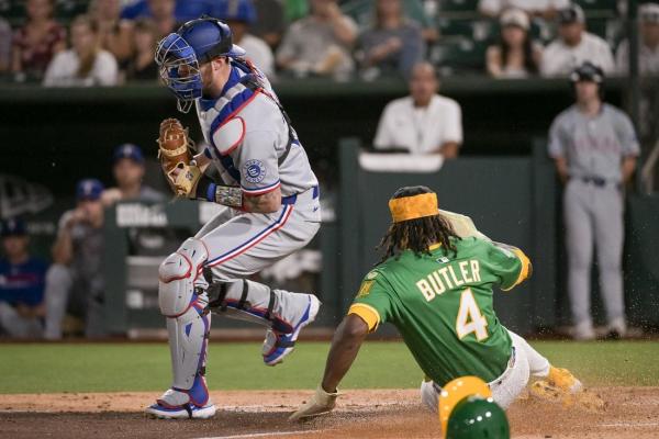 Jonah Heim, Michael Helman blast Rangers past A’s