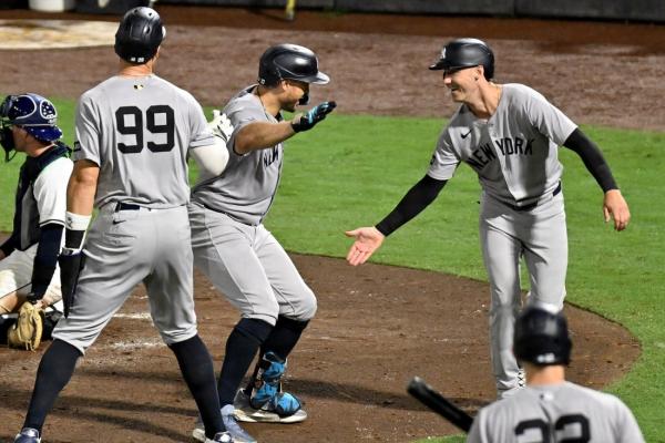 Yankees bash team-record-tying 9 homers, rout Rays