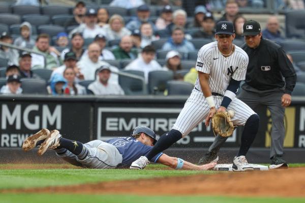 Yankees’ Oswaldo Cabrera (leg) taken off field in ambulance