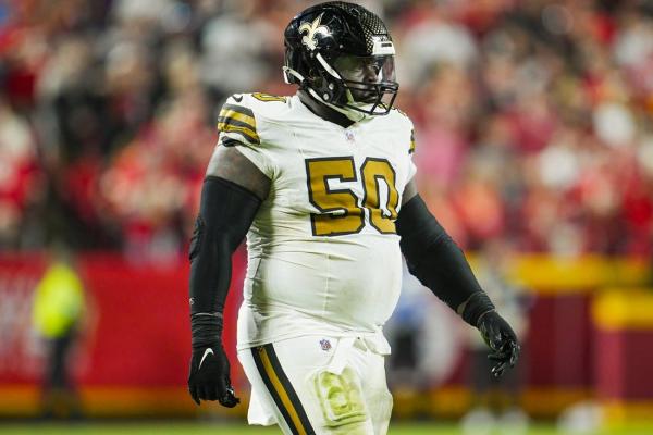 Reports: Saints trade DT Khalen Saunders to Jags for OL Luke Fortner