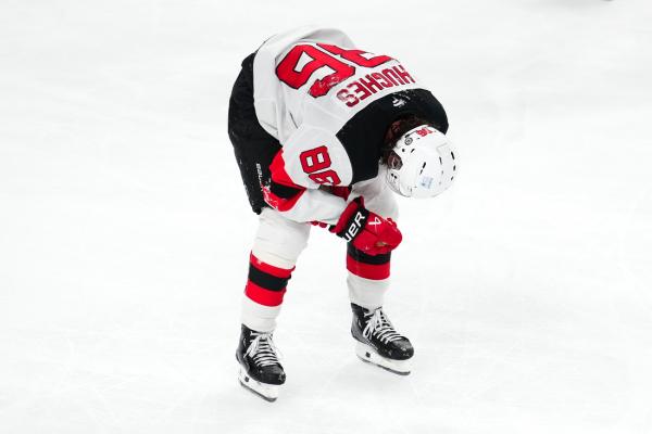 Devils star Jack Hughes (shoulder) out for rest of season