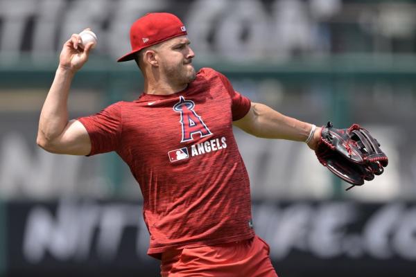 Angels star Mike Trout activated, in lineup as DH