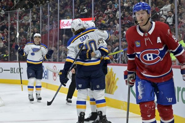 Surging Canadiens, Blues meet in clash of wild-card clubs