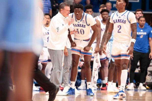 No. 1 Kansas testing readiness of rotation against UNC-Wilmington