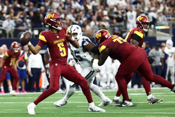 Commanders’ Jayden Daniels optimistic about returning to face Seahawks