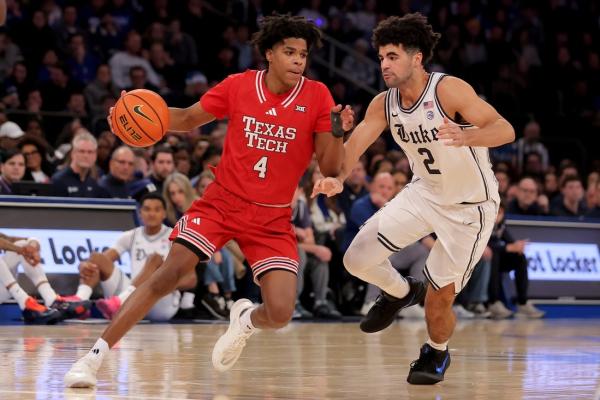 Top 25 roundup: No. 19 Texas Tech rallies to hand No. 3 Duke first loss