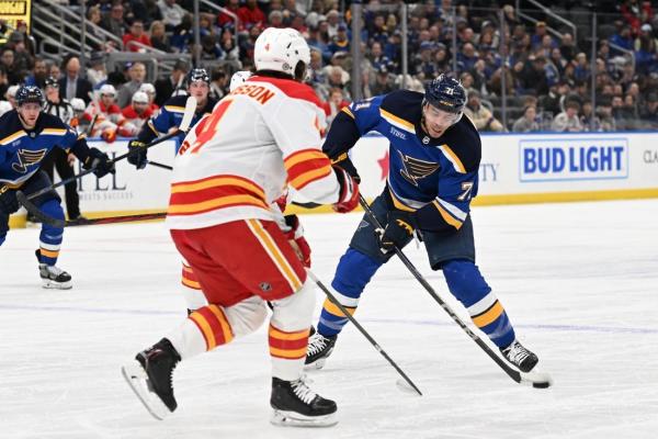 Radek Faksa’s tally lifts Blues over Flames