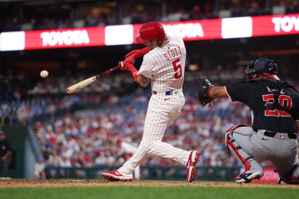 Phillies belt three homers, cruise past Nationals