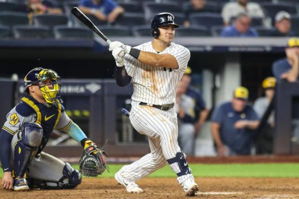 Yankees recall OF Jasson Dominguez; DJ LeMahieu (hip) to IL thumbnail