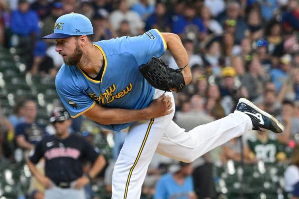 Colin Rea, Brewers hold Guardians to two hits to finish sweep thumbnail