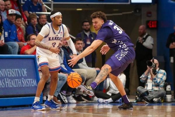 No. 9 Kansas uses big first half to drop Kansas State