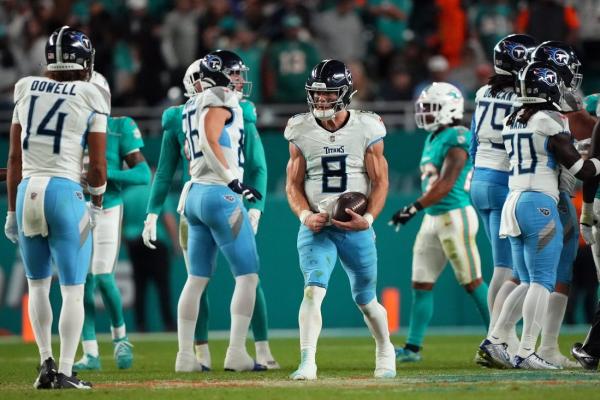 Will Levis, winless Titans seek more success against host Dolphins thumbnail