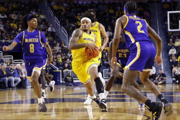 Morez Johnson Jr., No. 2 Michigan manhandle McNeese