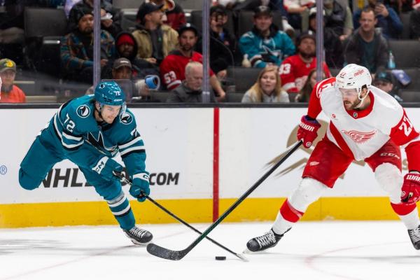 Macklin Celebrini’s first OT goal lifts Sharks past Wings