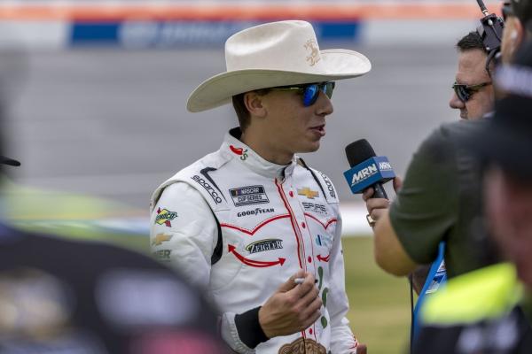 Carson Hocevar wins first career NASCAR Cup pole at Texas