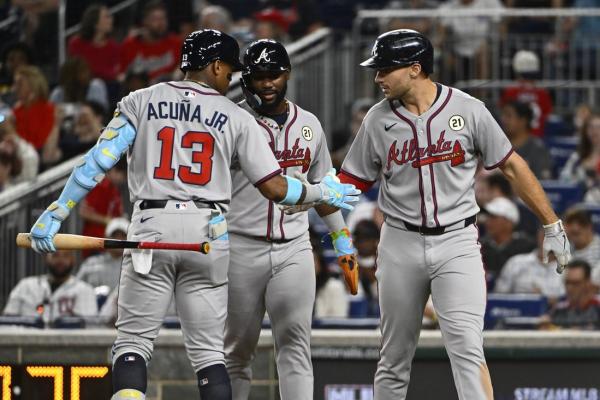 Matt Olson, Braves back Spencer Strider, pound Nats