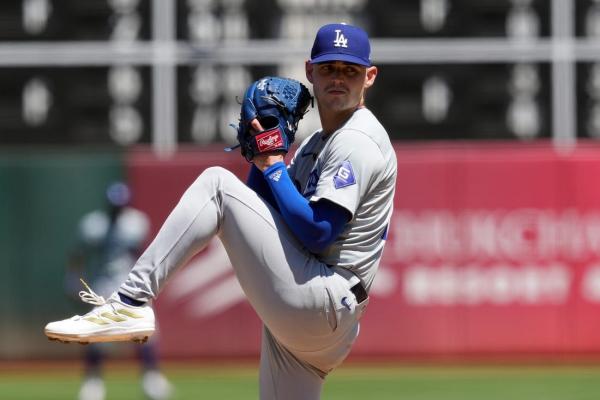 Dodgers place rookie RHP River Ryan (forearm) on IL thumbnail