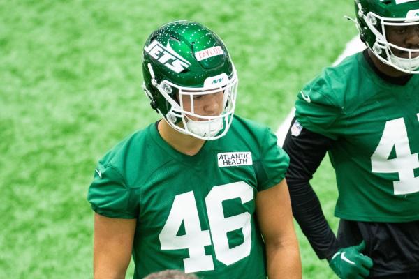 Jets rookie TE Mason Taylor out with high-ankle sprain