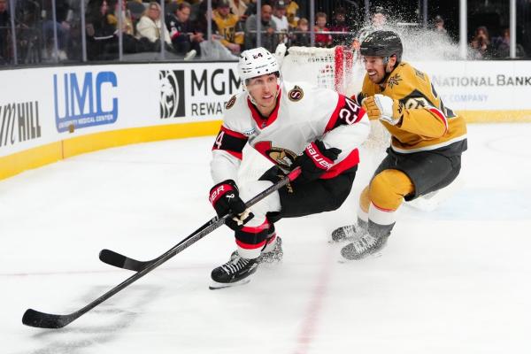 Shane Pinto scores shootout winner as Senators defeat Golden Knights