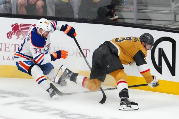 Trailing 2-0, Golden Knights face uphill climb as they visit Oilers