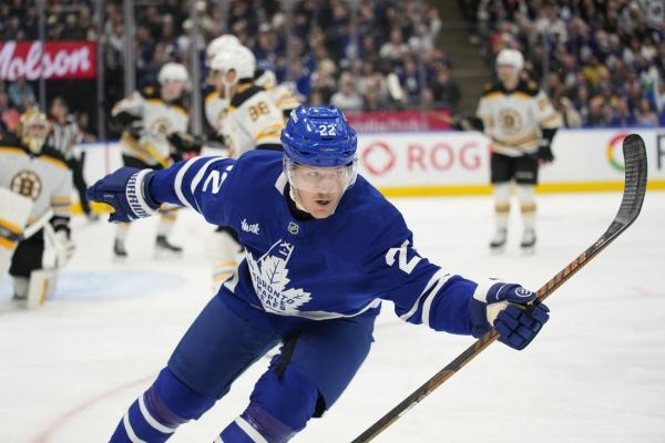 Leafs D Jake McCabe (upper body) exits game vs. Flyers