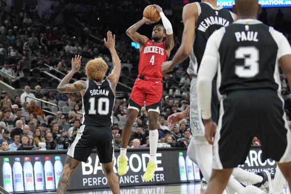 Jalen Green's 36 points carry Rockets past Spurs