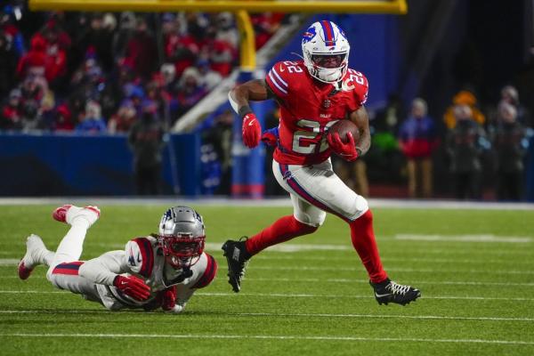 Bills rookie RB Ray Davis questionable vs. Ravens