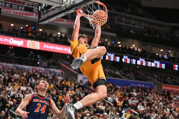 Iowa forces 25 turnovers in 55-point rout of Bucknell