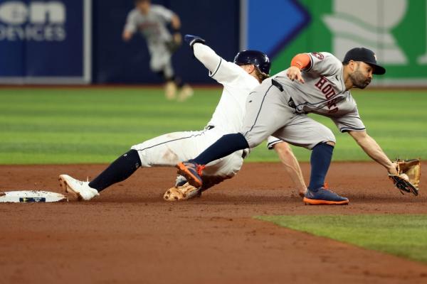 Astros need 10 innings but complete sweep of Rays thumbnail