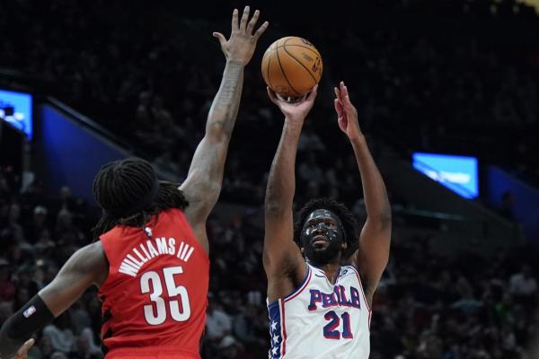 76ers C Joel Embiid (foot) won’t play vs. Kings