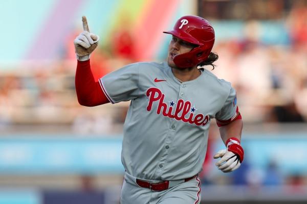 Phillies drill three opposite-field homers to pain Rays