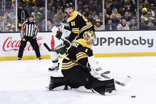 Jeremy Swayman, Bruins blank Wild