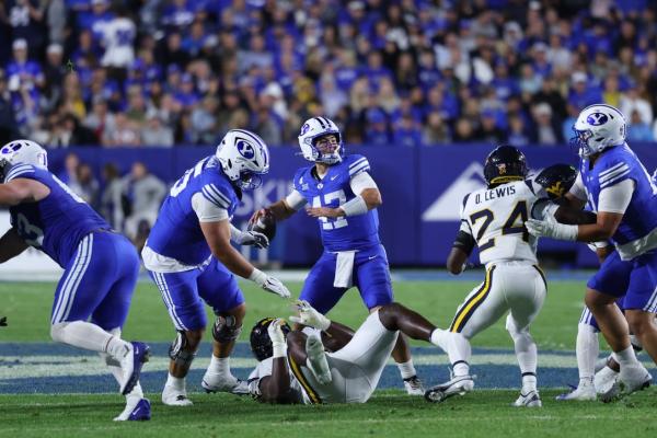 Bear Bachmeier, No. 23 BYU overwhelm West Virginia