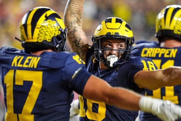 Michigan star TE Colston Loveland ruled out with injury vs. USC