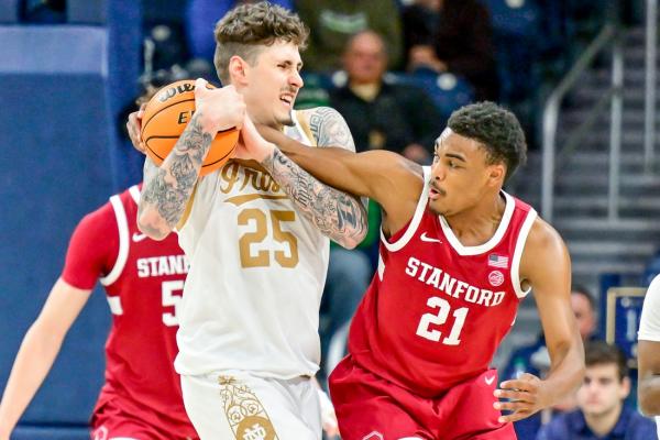 Freshman’s late 3-pointer carries Notre Dame past Stanford