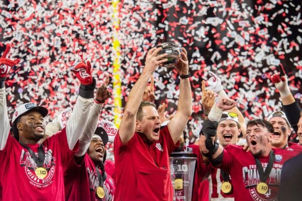 Indiana takes No. 1 spot in AP Top 25 for first time in history