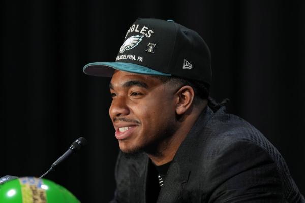 Eagles first-round pick Jihaad Campbell idle until August