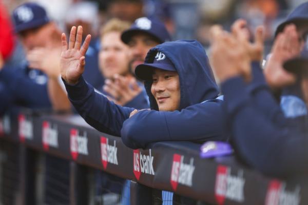 Rays INF Ha-Seong Kim (shoulder) to make club debut Friday