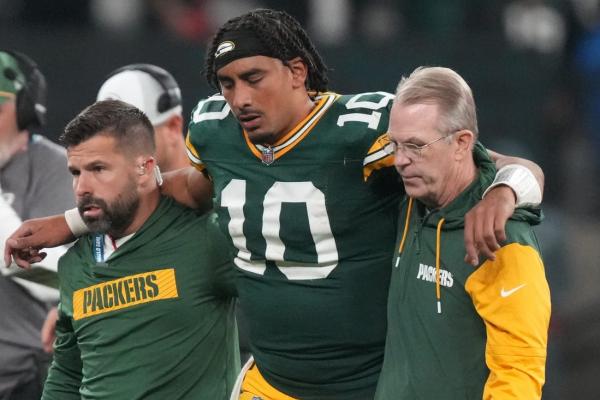 Packers QB Jordan Love (leg) scheduled for MRI thumbnail