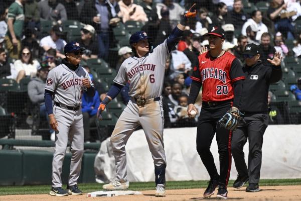 Jake Meyers (two HRs, seven RBIs) propels Astros past White Sox