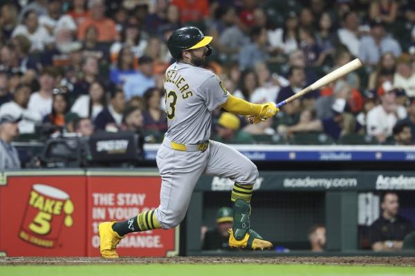 Athletics win third straight over Houston