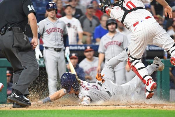 Bryce Harper’s RBI single gives Phils win over Astros in 10th