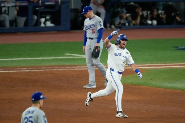 Addison Barger, Blue Jays slam Dodgers in World Series opener