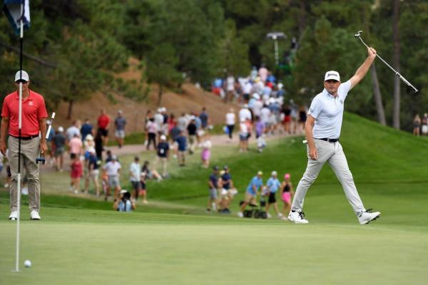 Keegan Bradley holds 1-shot lead at BMW Championship