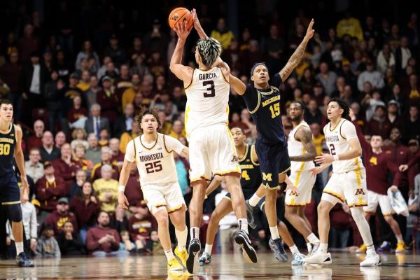 Top 25 roundup: Minnesota edges No. 20 Michigan at OT buzzer